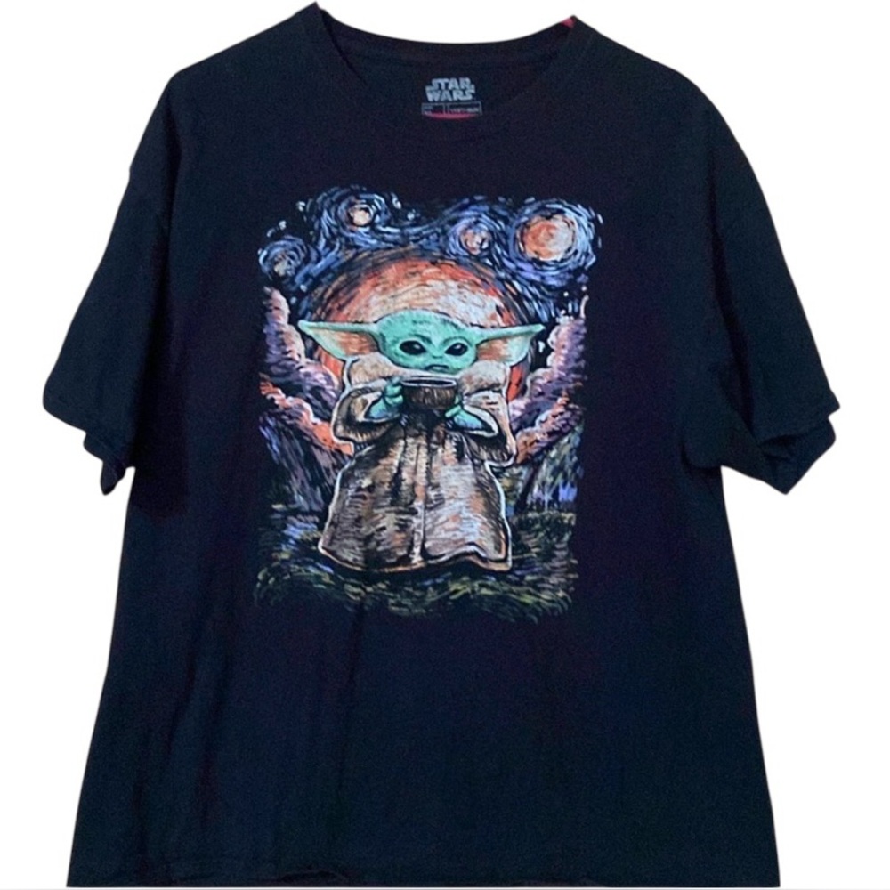 Fifth Sun The Mandalorian T-shirt Black Extra Large Grogu